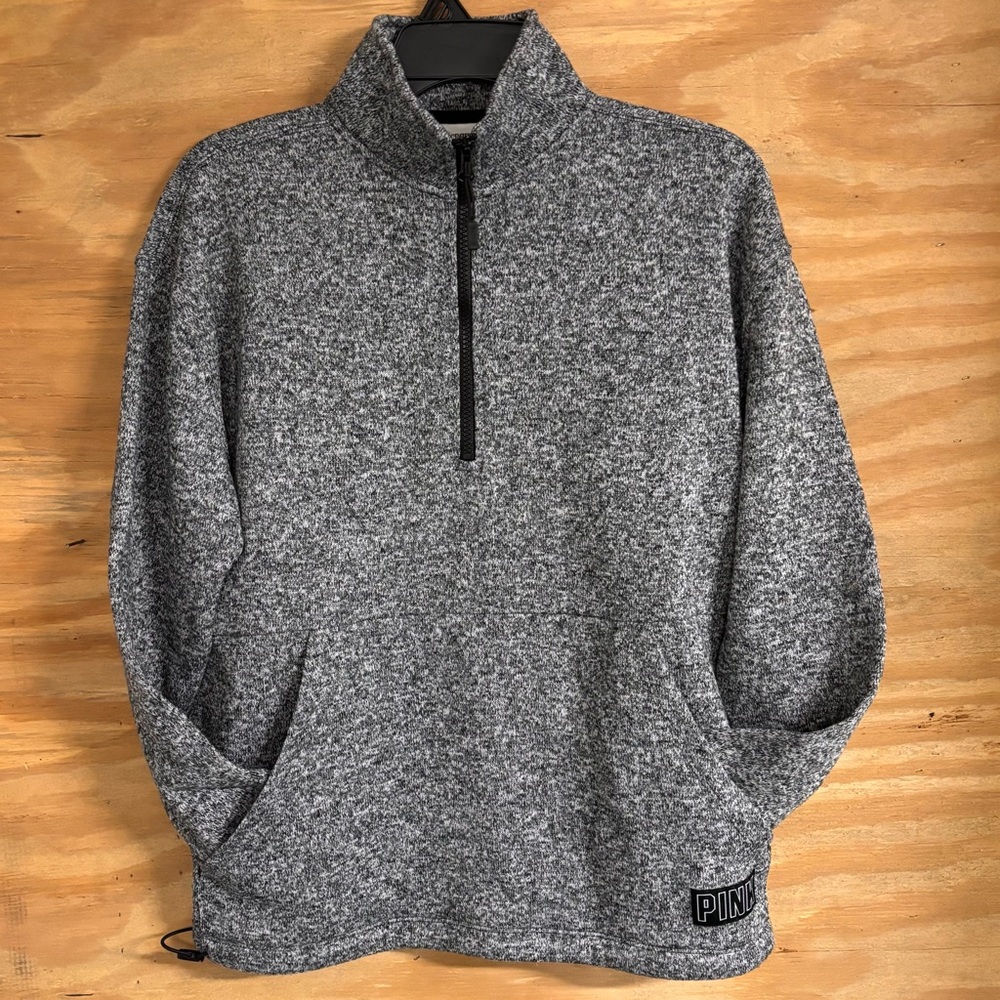 Pink 1/4 zip pullover - Picture 2 of 7